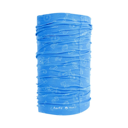 Multi Functional Headwear - Cycle Blue