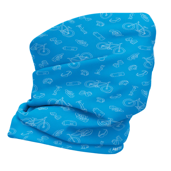 Multi Functional Headwear - Cycle Blue