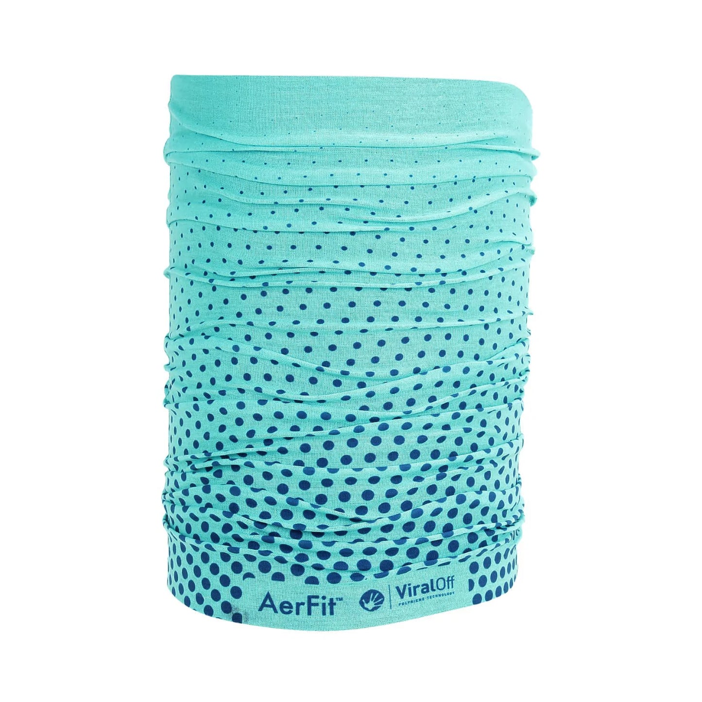 Multi Functional Headwear - Dots Teal