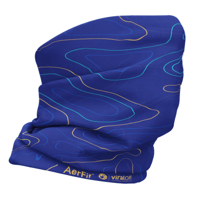 Multi Functional Headwear - Geo Blue