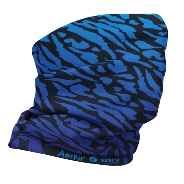 Multi Functional Headwear - Stripes Blue