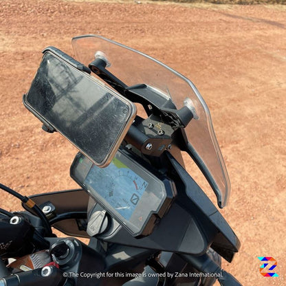  ZANA New And Big GPS mount for KTM Adventure 390/390 X (Aluminum and Stainless Steel) ZI-8157 - Riders Junction