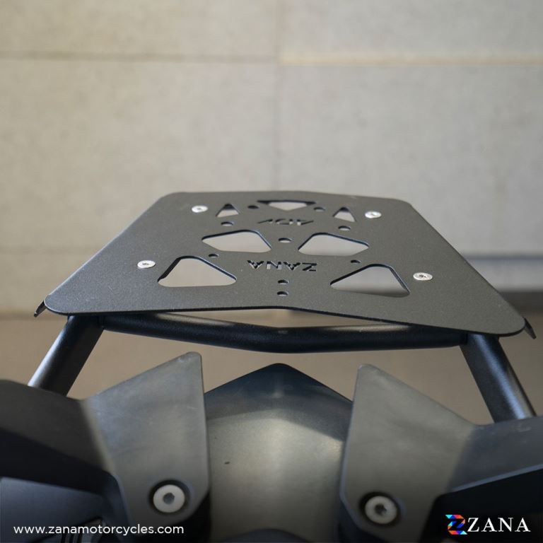 ZANA New Top rack Texture matte black V-2 Compatible With Grab Rail  KTM ADV 250/390/390X - ZI-8343 - Riders Junction