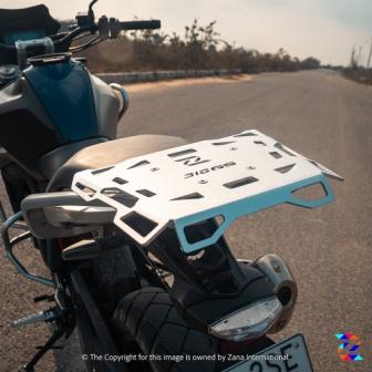 New Toprack Plate New Texture Matt Silver For BMW G310GS - ZANA ZI-8105 - Riders Junction