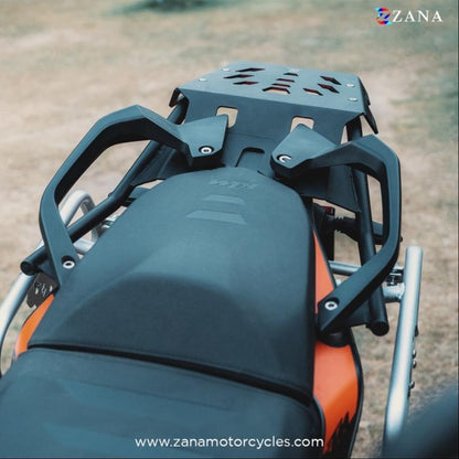 New Toprack Texture Matt Black Compatible with Grab Rail KTM ADV 250/390 - ZI-8128