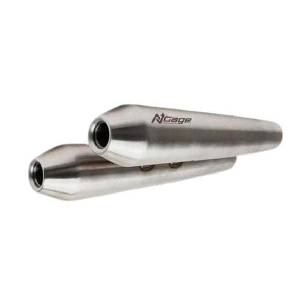 Ngage Roxor Powerflow Exhaust For Interceptor 650 Gt 650 Chrome - Stainless Steel