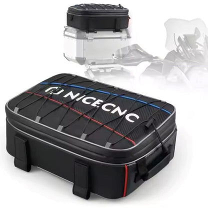 NiceCNC Motorcycle Top Case Bag Expandable Top Box Roof Bag for BMW