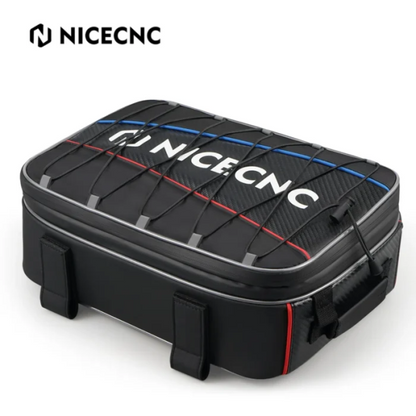 NiceCNC Motorcycle Top Case Bag Expandable Top Box Roof Bag for BMW