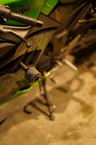 Ninja 300 Frame Sliders from Hyperrider - Riders Junction