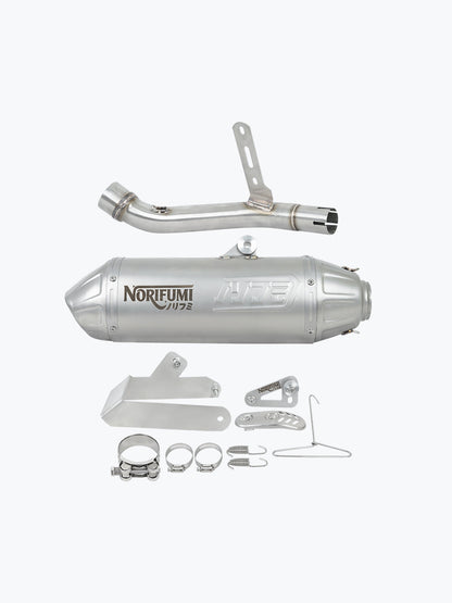 Norifumi Slip-On Exhaust Whoops Stainless Steel For Royal Enfield Himalayan/Guerrilla 450 Long