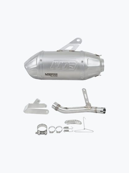 Norifumi Slip-On Exhaust Whoops Stainless Steel for Himalayan / Guerrilla 450 Short