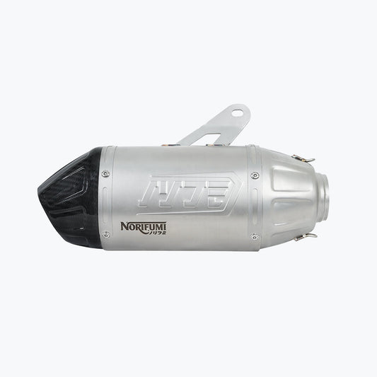 Norifumi Slip-on Exhaust Whoops Stainless Steel Carbon For Royal Enfield Himalayan/ Guerrilla 450 Short