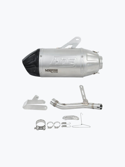 Norifumi Slip-on Exhaust Whoops Stainless Steel Carbon For Royal Enfield Himalayan/ Guerrilla 450 Short