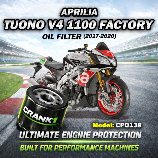 Oil Filter For Aprilia Tuono V4 1100 Factory (2017-2020) - CPO138 - CRANK1