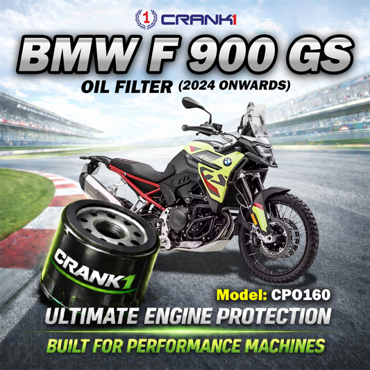 Oil Filter For BMW F 900 GS (2024 Onwards) - CPO160 - CRANK1