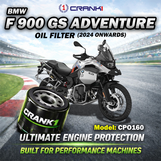 Oil Filter For BMW F 900 GS Adventure (2024 Onwards) - CPO160 - CRANK1
