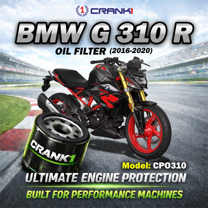 Oil Filter For BMW G 310 R (2016-2020) - CPO310 - CRANK1