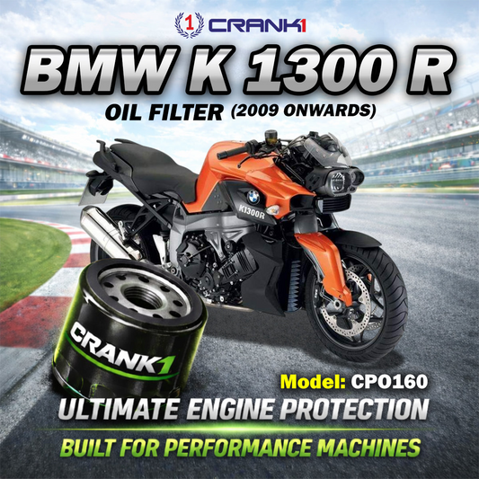 Oil Filter For BMW K 1300 R (2009 Onwards) - CPO160 - CRANK1