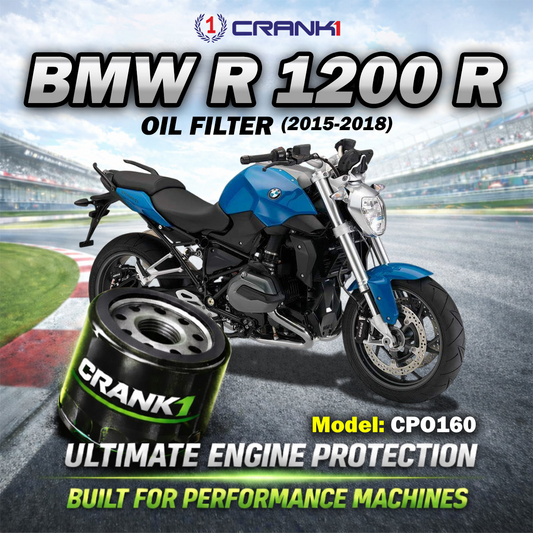 Oil Filter For BMW R 1200 R (2015-2018) - CPO160 - CRANK1