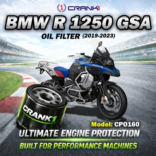 Oil Filter For BMW R 1250 GSA (2019-2023) - CPO160 - CRANK1