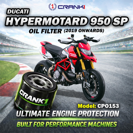 Oil Filter For Ducati Hypermotard 950 SP (2019 Onwards) - CPO153 - CRANK1