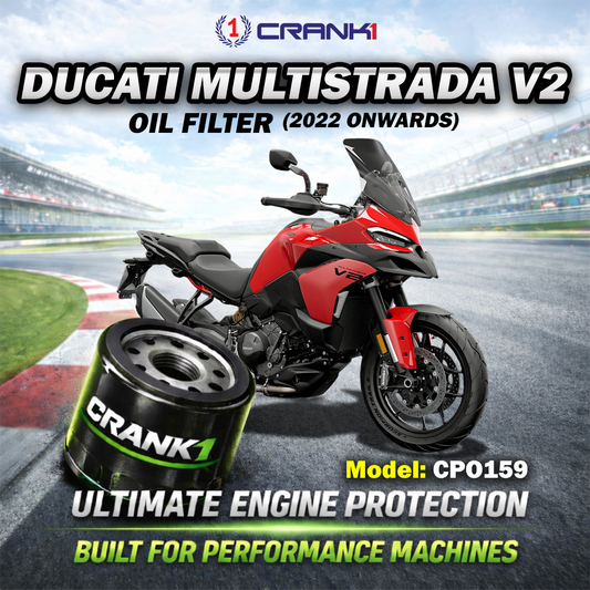 Oil Filter For Ducati Multistrada V2 (2022 Onwards) - CPO159 - CRANK1