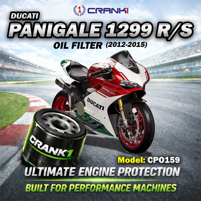 Oil Filter For Ducati Panigale 1299 R/S (2012-2015) - CPO159 - CRANK1