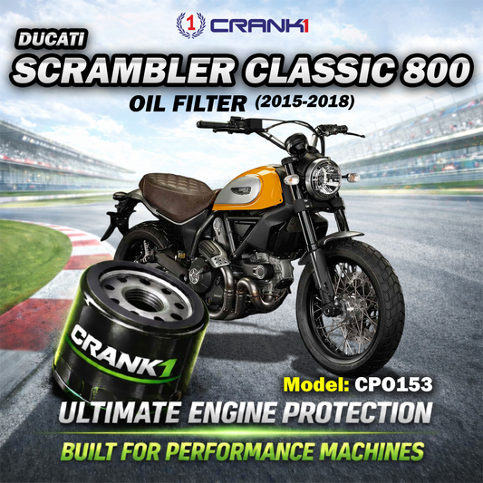 Oil Filter For Ducati Scrambler Classic 800 (2015-2018) - CPO153 - CRANK1