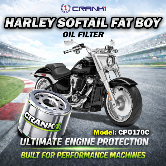 Oil Filter For Harley Davidson Softail Fat Boy - CPO170C - CRANK1