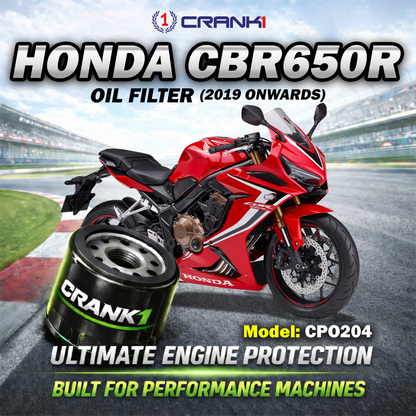 Oil Filter For Honda CBR650R (2019 Onwards) - CPO204 - CRANK1