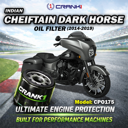 Oil Filter For Indian Cheiftain Dark Horse (2014-2019) - CPO175 - CRANK1