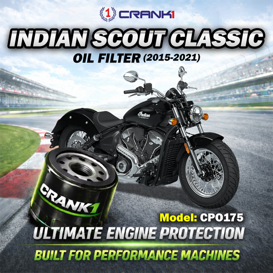 Oil Filter For Indian Scout Classic (2015-2021) - CPO175 - CRANK1