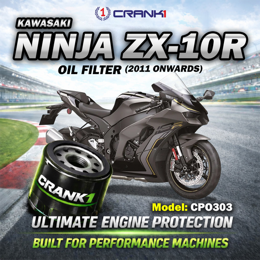 Oil Filter For Kawasaki Ninja ZX-10R (2011 Onwards) - CPO303 - CRANK1