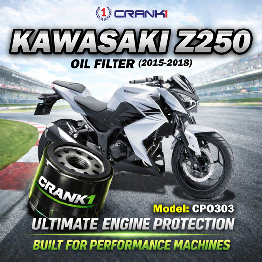 Oil Filter For Kawasaki Z250 (2015-2018) - CPO303 - CRANK1