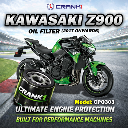 Oil Filter For Kawasaki Z900 (2017 Onwards) - CPO303 - CRANK1