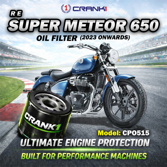 Oil Filter For Royal Enfield Super Meteor 650 - CPO515 - CRANK1