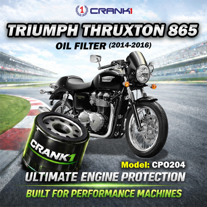 Oil Filter For Triumph Thruxton 865 (2014-2016) - CPO204 - CRANK1
