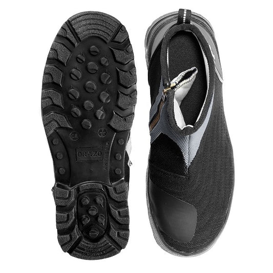 Orazo Coot – Footwear For Daily Riding - Black-Grey (Water-Proof)