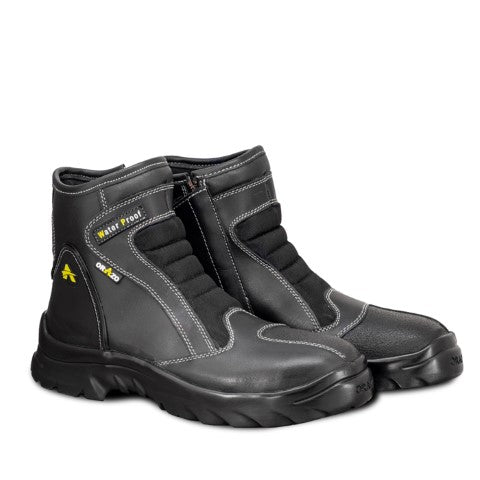 Orazo Picus Sports Zipper Waterproof Riding Boots - Black - Riders Junction
