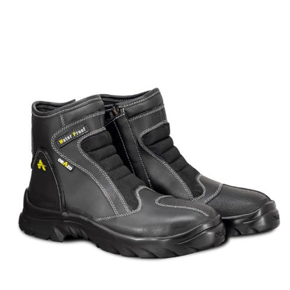 Orazo Picus Sports Zipper Waterproof Riding Boots - Black - Riders Junction