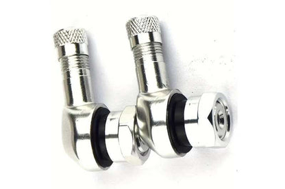 Own Your Adventure-Tyre pressure Valve 90 Stem Aluminium (Silver)-OY 23190SL