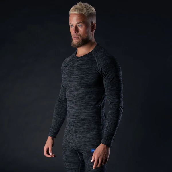 Oxford Advanced MS Top Base Layer - Charcoal Marl