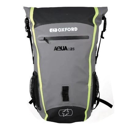 Oxford Aqua B-25 Backpack - Black Grey Fluo