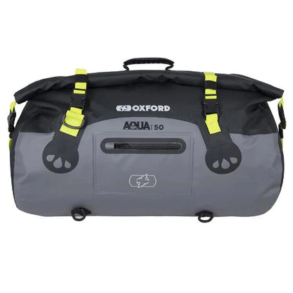 Oxford Aqua T-50 Roll Bag - Black & Grey