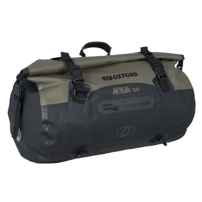 Oxford Aqua T-50 Roll Bag - Khaki Black