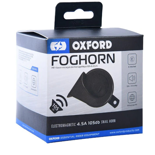 Oxford Foghorn 12v Motorcycle Horn - Waterproof & Rust Free