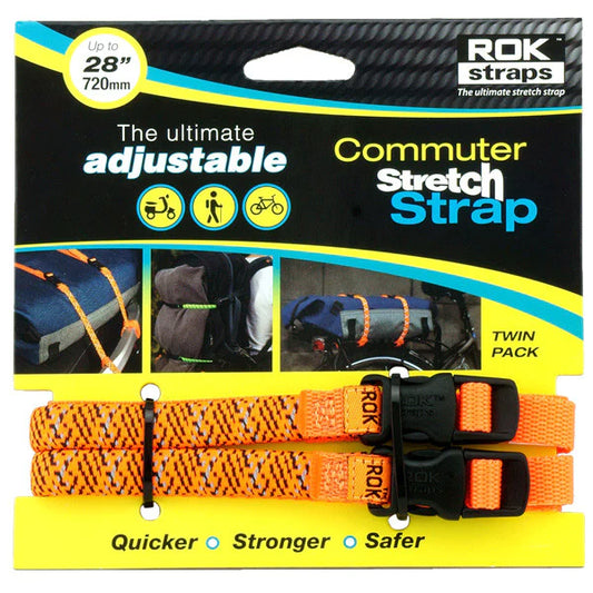 Oxford ROK Straps LD 12mm Adjustable - Orange