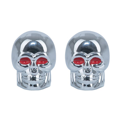 Oxford Skeleton Valve Caps - Silver