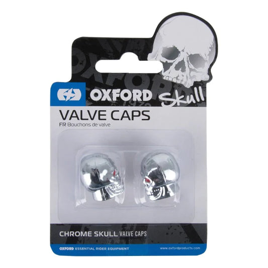 Oxford Skeleton Valve Caps - Silver