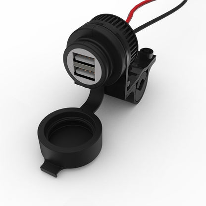 Oxford Weatherproof Dual Port USB charger (5V 2Amp)-EL102